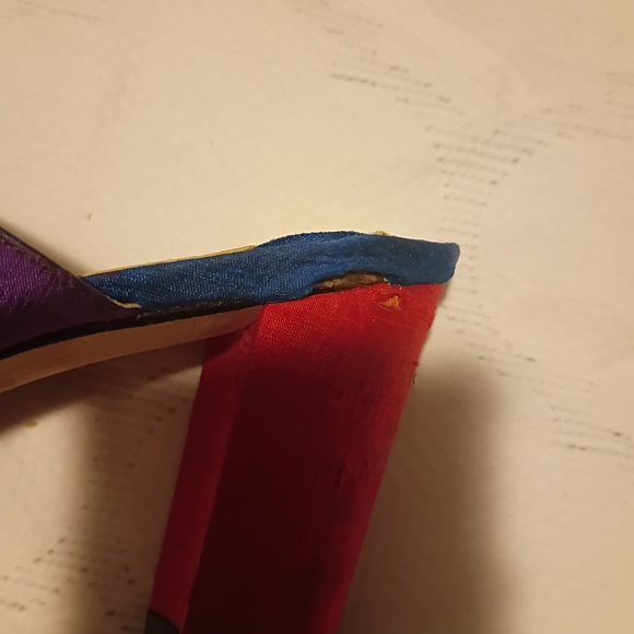 Ramon Tenza Multicolor Strappy Heels - Picture 2 of 4